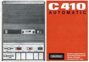 Grundig C410 Cassette