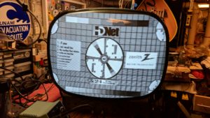 Zenith 19R22 TV Test Pattern